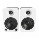 KANTO AUDIO 4" DRIVER - POWERED SPEAKERS WITH BLUETOOTH&reg; AND PHONO PREAMP - MATTE WHITE (INCL. TYPE F & G POWER CORDS)