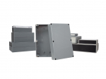 SEALED ABS ENCLOSURE - DARK GREY - 222 x 146 x 75 mm