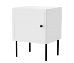 Bedside table 2 pcs PALAZZO BIS 45x39xH59 white matt