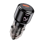 iKaku KSC-1178 Dual port 75W Car charger USB + Type-C