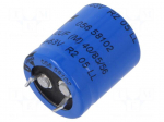 Capacitor: electrolytic | SNAP-IN | 1000uF | 63VDC | &Oslash;22x25mm | &plusmn;20%