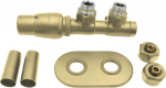 Thermostatic valve for bathroom radiator - left