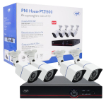 AHD PNI House PTZ1500 5MP video surveillance kit - DVR and 4 outdoor cameras