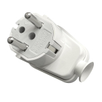 Uued tooted // Wtyczka kątowa Uni-Schuko 16A, 230V, biała, 24 sztuki