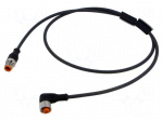 Cable: for sensors/automation | PIN: 4 | 1m | plug | 30VDC | 4A | RST | IP67