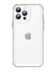 Back panel cover iLike Apple iPhone 12 Pro Max Space Case hard cover with a gel frame Transparent White