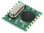 Module: RF | FM receiver | FSK | 433.92MHz | SPI | -109dBm | 2.2&divide;5.4VDC