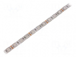 LED tape | blue | 5050 | 12V | LED/m: 60 | 10mm | IP65 | 14.4W/m