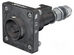 Connector: AC supply | screw | male | 16BL | 630A | 1kVAC | PIN: 1 | PA