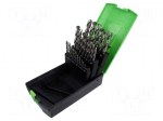 Drill set | for metal | high speed steel cobalt HSS-Co | 1&divide;13mm