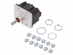 Switch: toggle | Pos: 3 | 4PDT | ON-ON-ON | 10A/230VAC | Leads: screw