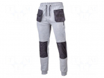 Sweatpants | Size: L | grey-black | 320g/m2
