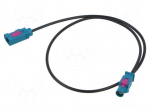 Cable | 500mm | Fakra male,Fakra female | straight