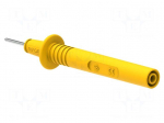 Measuring tip | 36A | yellow | Tip diameter: 2mm | Socket size: 4mm