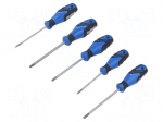 Screwdriver: universal-set | Torx&reg; | T10,T15,T20,T25,T30 | 5pcs.
