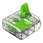 3-kontaktiline klemm 221-413 50 tk. Peenahelaline juht: 0,14 &hellip; 4 mm&sup2; / 24 &hellip; 12 AWG