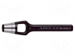 Puncher | &Oslash;: 12mm | for stamping out | Tool length: 125mm