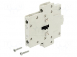 Auxiliary contacts | screw terminals | side | Contacts: NC + NO | CEM