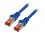 Patch cord | S/FTP | Cat: 6 | RJ45 plug,both sides | stranded | CCA | 10m