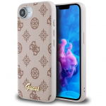 Other goods Guess  Guess Peony Script Logo MagSafe iPhone 16e Case - Brown