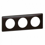 3 GANG PLATE CARBONE
