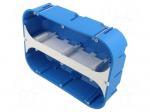 Enclosure: junction box | X: 157mm | Y: 215mm | Z: 63mm | polyamide | blue