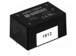 Converter: AC/DC | 2W | Uout: 5VDC | Iout: 0.4A | 66% | Mounting: PCB | 3kV