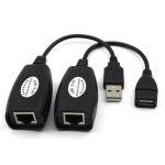 VC332 ~ USB RJ45 LAN pagarinātājs MELNS