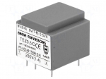 Transformer: encapsulated | 0.5VA | 230VAC | 9V | 9V | 27.7mA | 27.7mA