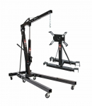 AWTOOLS 2 TON WORK CRANE + ASSEMBLY TROLLEY 900 KG