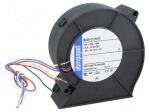 Fan: DC | blower | 97x94x33mm | 55m3/h | 62dBA | ball bearing | 4500rpm