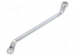 Wrench: ring | double-sided,bent | 10mm,11mm | L: 203mm | Gedore Red