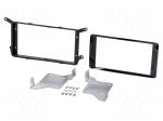 Radio frame | Citro&euml;n,Peugeot | 2 DIN | black