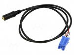 Aux adapter | Jack 3.5mm socket,mini ISO | Grundig