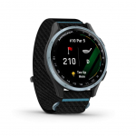 Smart watches Garmin Approach J1\nCloud blue aluminium bezel with black/azure ComfortFit fabric band