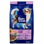 OPTIVITAL with fresh lamb - dry dog food - 2,4kg