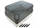 Enclosure: multipurpose | X: 180mm | Y: 254mm | Z: 137mm | TK PC | grey