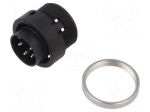 Connector: circular | 678 | 150V | 6A | PIN: 4 | socket | male | soldering
