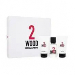 2 Wood D&aacute;rkov&aacute; sada EDT 50 ml, sprchov&yacute; gel 50 ml a tělov&yacute; gel 50 ml
