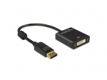 DeLOCK Adapter DVI - Displayport - 4K - 20cm - czarny