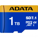 ADATA Premier Extreme microSDXC SD7.1 1 TB, blue/yellow memory card, SD7.1 Express, UHS-I U3, Class 10, V30, Nintendo Switch 2 Ready