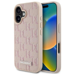Karl Lagerfeld KLHMP16SPKHPORPP Hot Stamp Magsafe Hardcase for iPhone 16 6.1" / pink