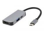 GEMBIRD Multi Port Adapter USB Type C