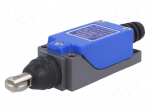 Limit switch | oblong metal roller &Oslash;12,4mm | NO + NC | 5A | IP64