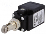 Limit switch | transversal metal roller &Oslash;12mm | NO + NC | 10A | IP67