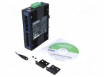 Industrial module: switch Ethernet | unmanaged | 12&divide;48VDC | RJ45