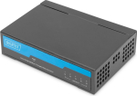 DIGITUS 5-pordiline Gigabit juhita l&uuml;liti metallkorpusega Black