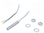 Sensor: inductive | Output conf: PNP / NO | 0&divide;4mm | 10&divide;30VDC | M8 | IP67