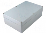 Enclosure: multipurpose | X: 145mm | Y: 222mm | Z: 75mm | aluminium | grey