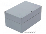 Enclosure: multipurpose | X: 160mm | Y: 240mm | Z: 120mm | ABS | dark grey